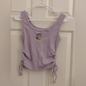 HOMEGIRL SOCIETY Mushroom Embroidered Tank M